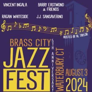 2024 5th Anniversary Brass City Jazz Fest T-shirt